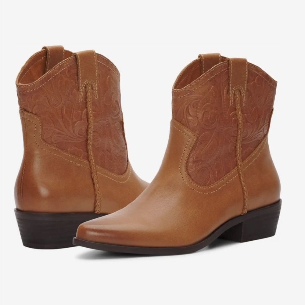 Lucky Brand Tan Ankle Boots